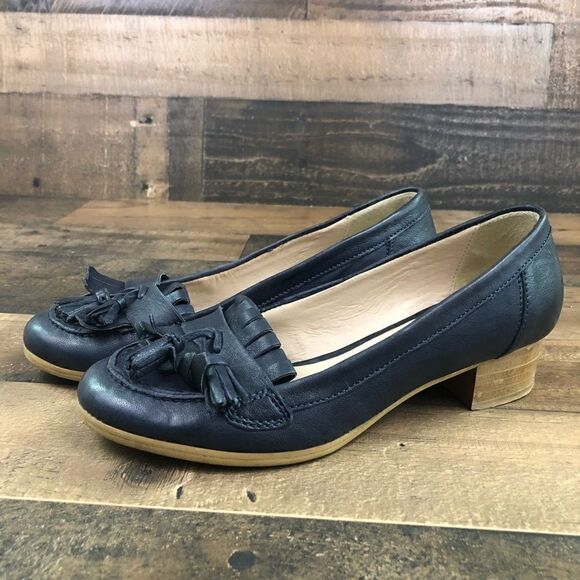 Carvela Kurt Geiger Navy loafers 36 - Picture 3 of 8